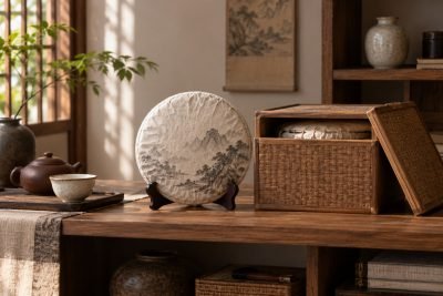Editorial illustration: Storing pu-erh at home: protect the tea you actually drink