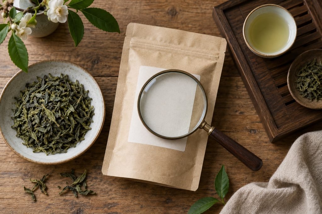 Editorial illustration: Organic tea: what certification tells you