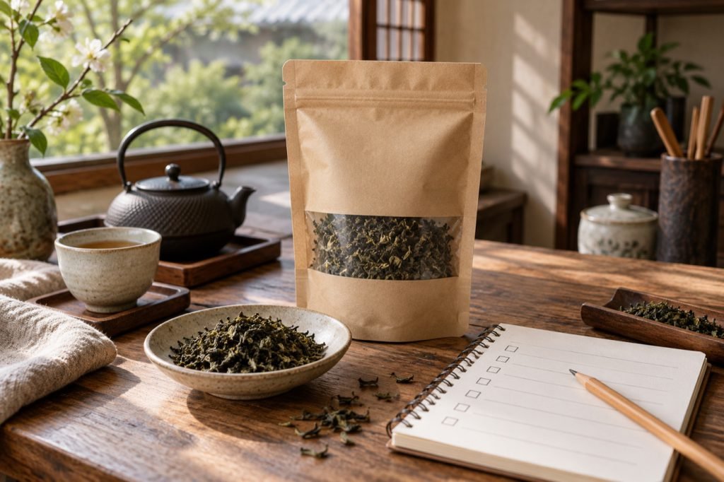 Editorial illustration: Buying organic loose-leaf tea: a product-by-product checklist