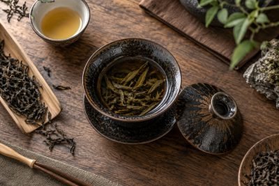Handmade Jianyang Jianzhan Gaiwan