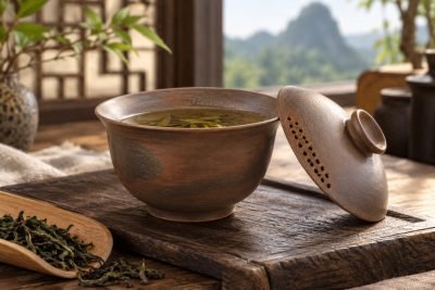 Handmade Qinzhou Nixing Pottery Easy Using Gaiwan