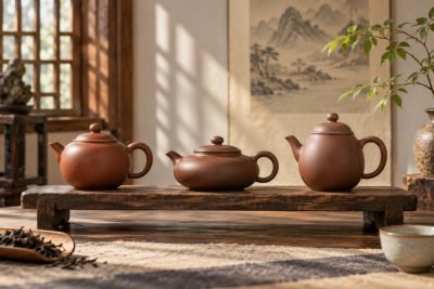 Editorial illustration: Yixing teapots: three shapes for a considered first purchase