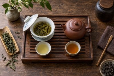Editorial illustration: Gaiwan vs teapot: choose your first gongfu brewer