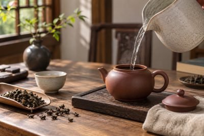 Editorial illustration: Preparing a new Yixing teapot: seasoning and care boundaries
