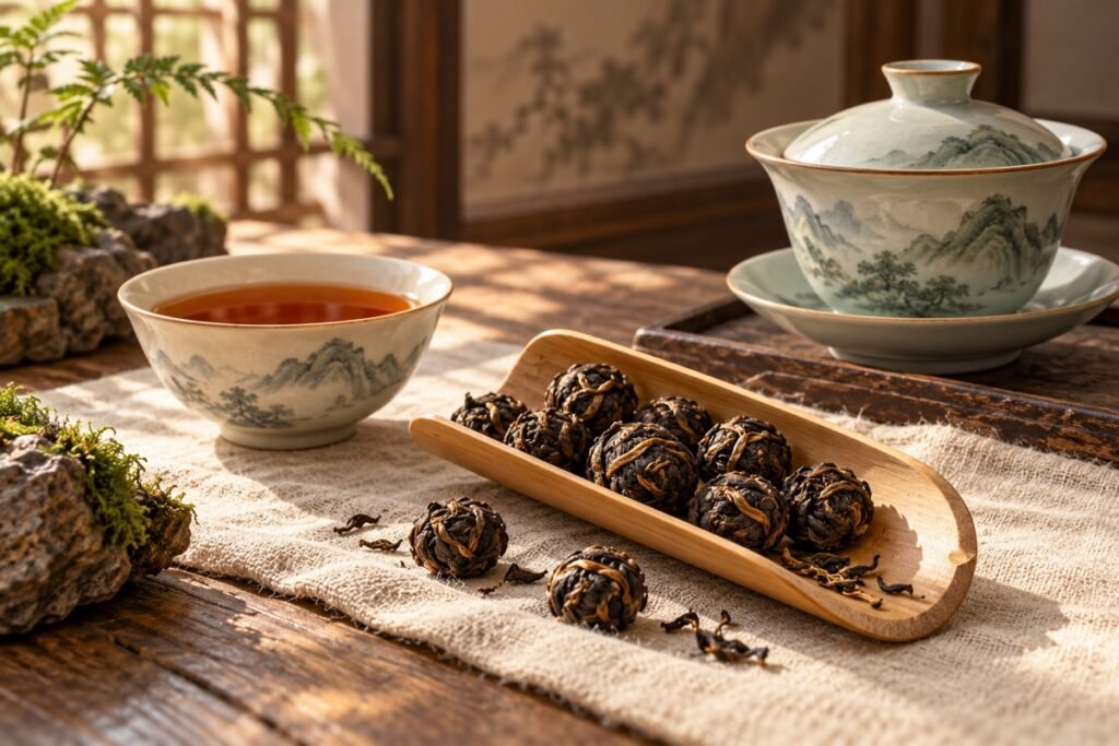 Fengqing Dragon Pearl Black Tea