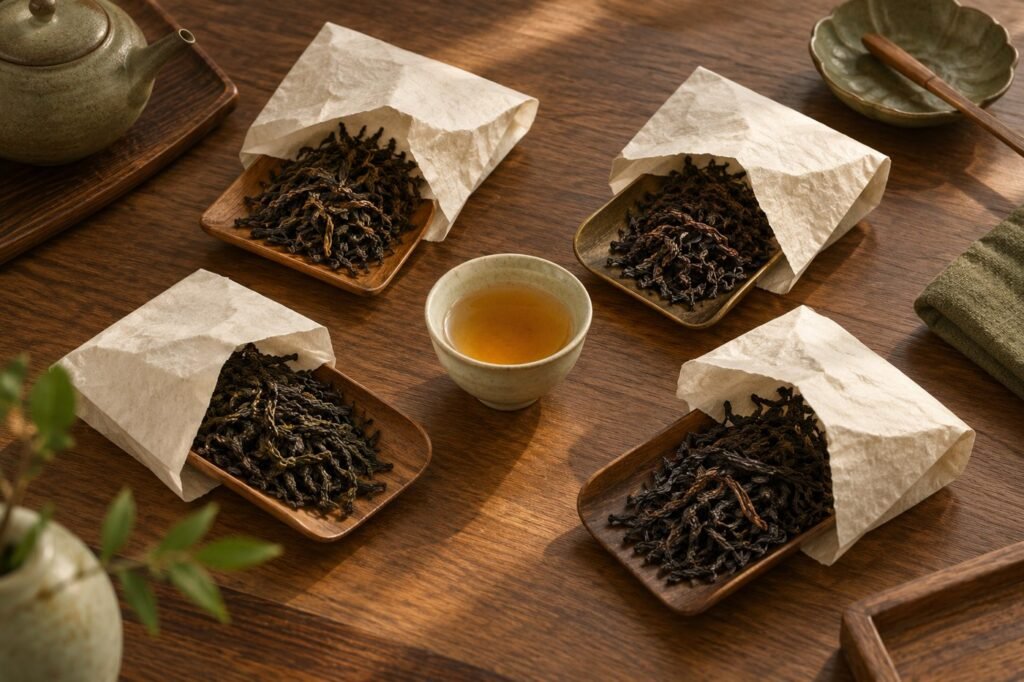 Editorial illustration for Choosing Dancong samples: turn aroma names into a useful order