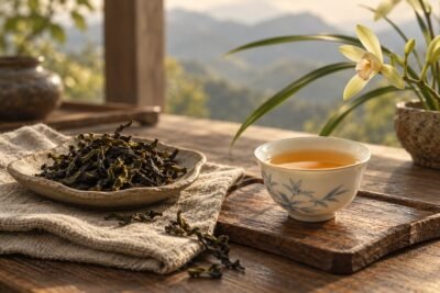Huang Guanyin (Yellow Goddess) Wuyi Rock Oolong Tea