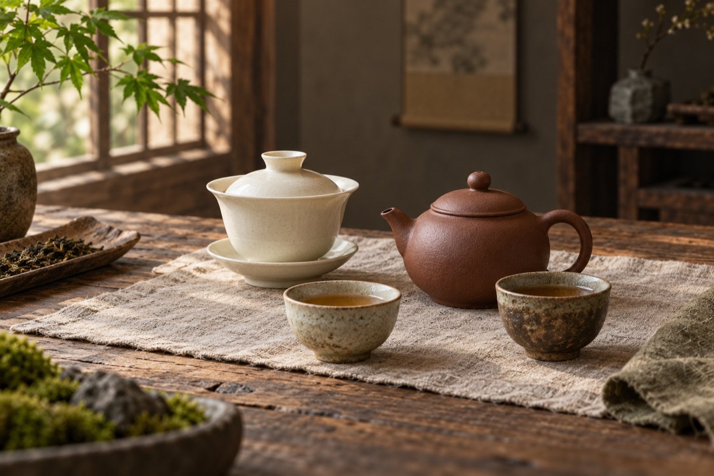 At the tea table